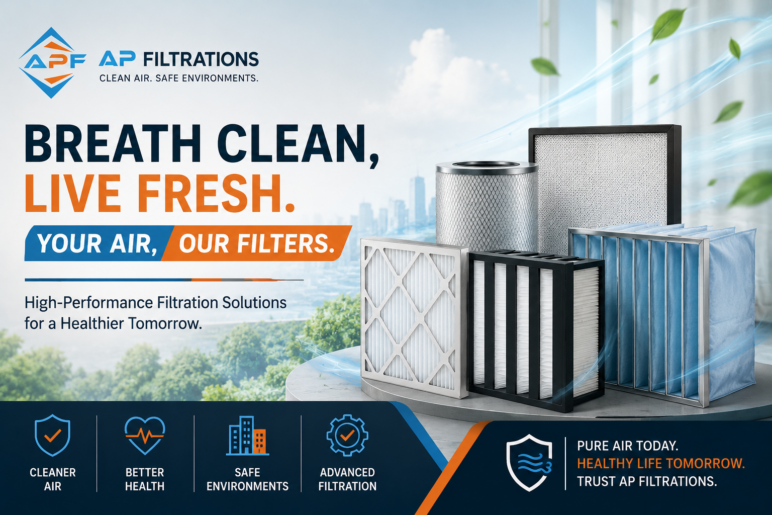 Breathe Clean, Live Fresh: Your Air, Our Filters