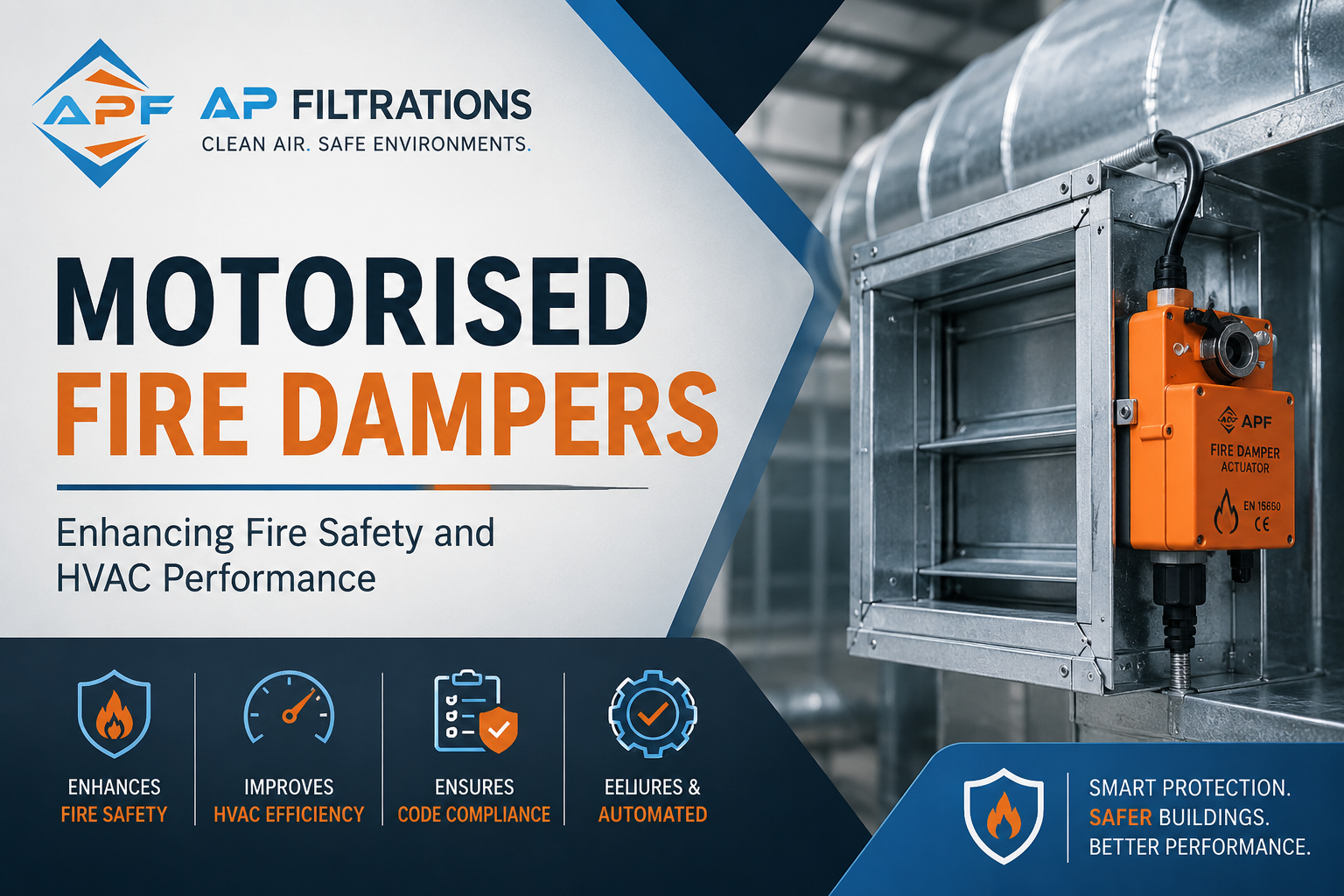Motorised Fire Dampers: Enhancing Fire Safety and HVAC Performance
